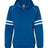 J. America Women's Varsity Fleece Piped Hooded Sweatshirt J. America