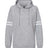 J. America Women's Varsity Fleece Piped Hooded Sweatshirt J. America
