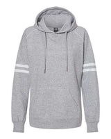 J. America Women's Varsity Fleece Piped Hooded Sweatshirt J. America