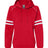 J. America Women's Varsity Fleece Piped Hooded Sweatshirt J. America