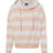 MV Sport Women's Striped Fleece Boxy Hooded Sweatshirt MV Sport