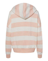 MV Sport Women's Striped Fleece Boxy Hooded Sweatshirt MV Sport