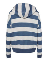 MV Sport Women's Striped Fleece Boxy Hooded Sweatshirt MV Sport