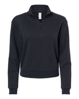 Alternative Women's Eco-Cozy Fleece Mock Neck Quarter-Zip Sweatshirt Alternative