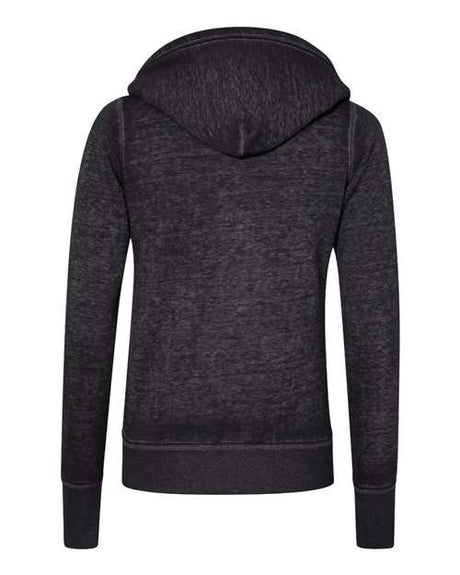 J. America Women's Zen Fleece Full-Zip Hooded Sweatshirt J. America