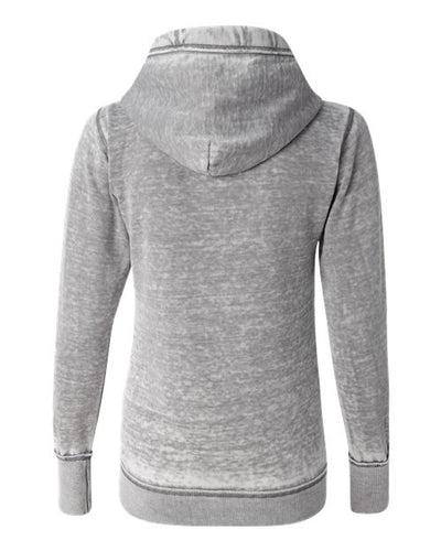 J. America Women's Zen Fleece Full-Zip Hooded Sweatshirt