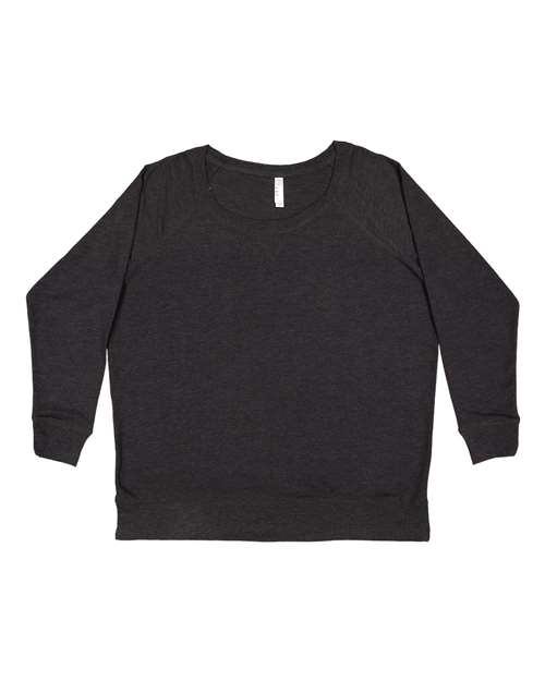 LAT Women's Curvy Slouchy Pullover LAT
