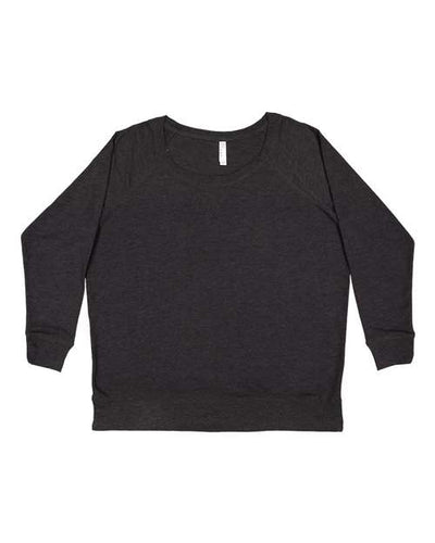 LAT Women's Curvy Slouchy Pullover