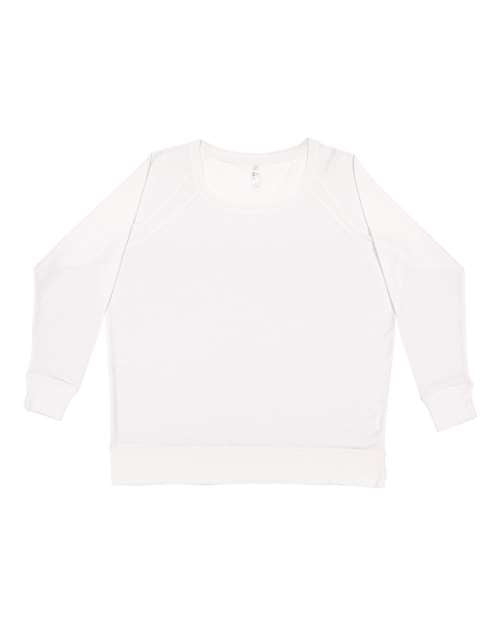 LAT Women's Curvy Slouchy Pullover LAT