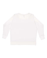 LAT Women's Curvy Slouchy Pullover LAT