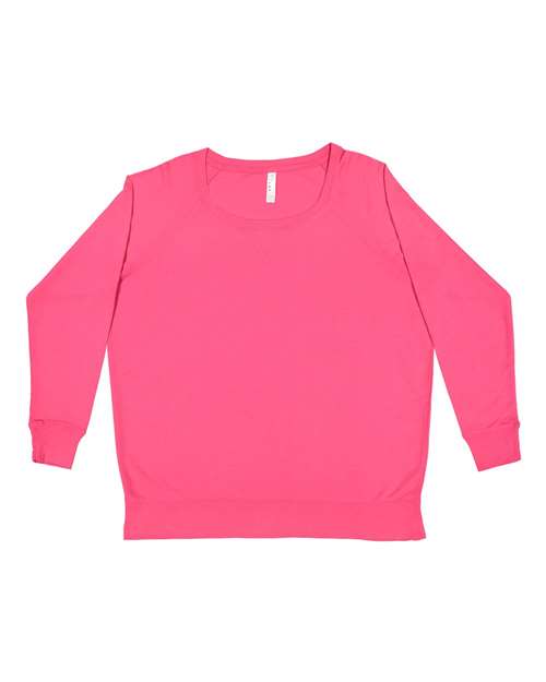 LAT Women's Curvy Slouchy Pullover LAT