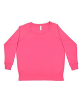 LAT Women's Curvy Slouchy Pullover LAT