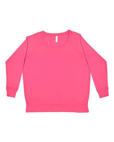 LAT Women's Curvy Slouchy Pullover