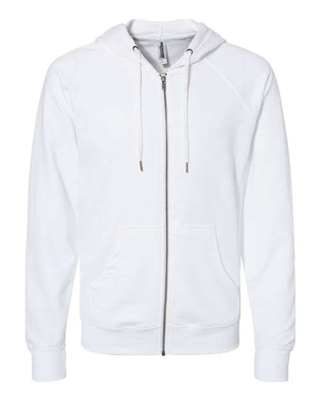 Independent Trading Co. Men's Icon Lightweight Loopback Terry Full-Zip Hooded Sweatshirt Independent Trading Co.