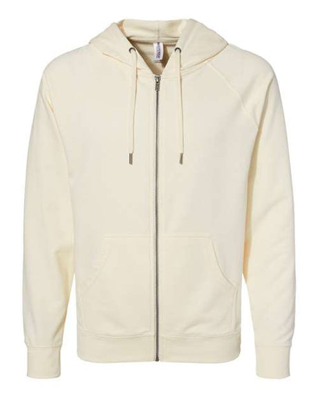 Independent Trading Co. Men's Icon Lightweight Loopback Terry Full-Zip Hooded Sweatshirt Independent Trading Co.
