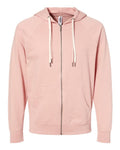 Independent Trading Co. Men's Icon Lightweight Loopback Terry Full-Zip Hooded Sweatshirt Independent Trading Co.