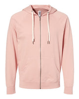 Independent Trading Co. Men's Icon Lightweight Loopback Terry Full-Zip Hooded Sweatshirt Independent Trading Co.