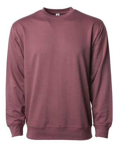 Independent Trading Co. Men's Icon Lightweight Loopback Terry Crewneck Sweatshirt