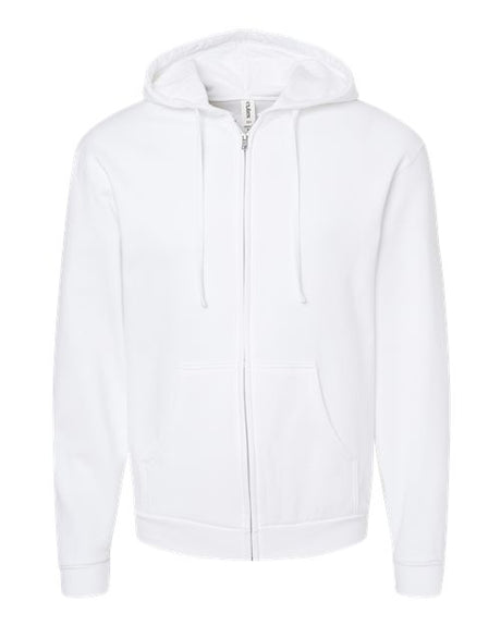 Tultex Unisex Full-Zip Hooded Sweatshirt Tultex
