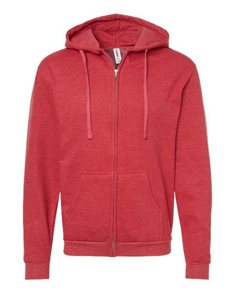 Tultex Unisex Full-Zip Hooded Sweatshirt Tultex