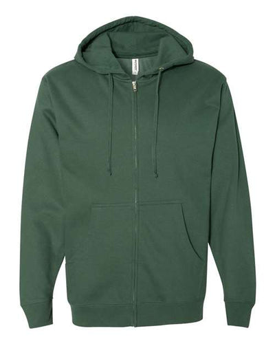 Independent Trading Co. Men's Midweight Full-Zip Hooded Sweatshirt