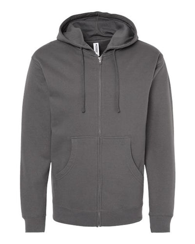 Independent Trading Co. Men's Midweight Full-Zip Hooded Sweatshirt