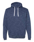 J. America Men's M?lange Fleece Hooded Sweatshirt J. America