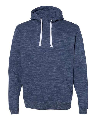 J. America Men's M?lange Fleece Hooded Sweatshirt