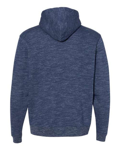 J. America Men's M?lange Fleece Hooded Sweatshirt