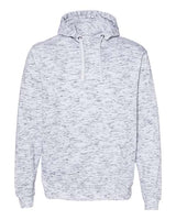 J. America Men's M?lange Fleece Hooded Sweatshirt J. America