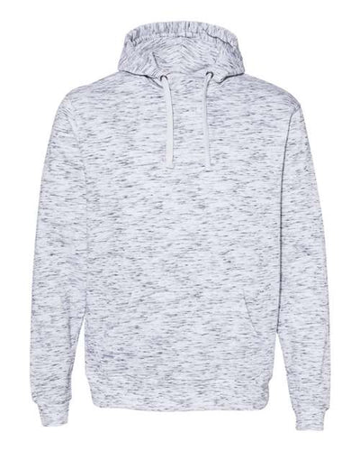 J. America Men's M?lange Fleece Hooded Sweatshirt