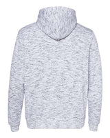 J. America Men's M?lange Fleece Hooded Sweatshirt J. America