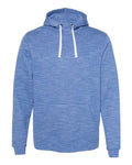 J. America Men's M?lange Fleece Hooded Sweatshirt J. America