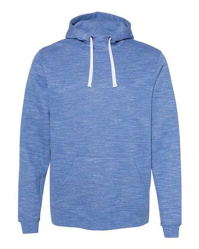 J. America Men's M?lange Fleece Hooded Sweatshirt