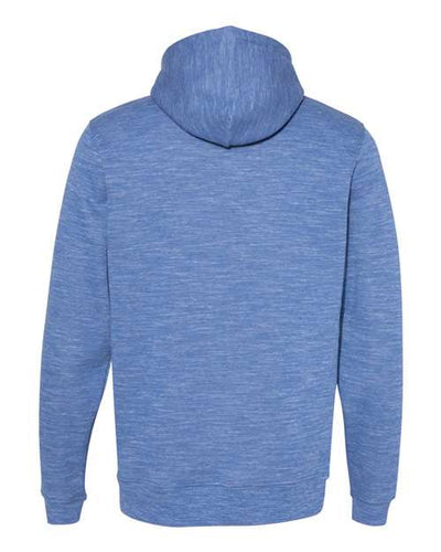 J. America Men's M?lange Fleece Hooded Sweatshirt