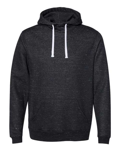J. America Men's M?lange Fleece Hooded Sweatshirt J. America