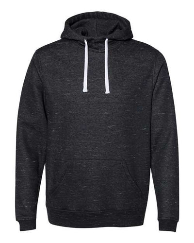 J. America Men's M?lange Fleece Hooded Sweatshirt