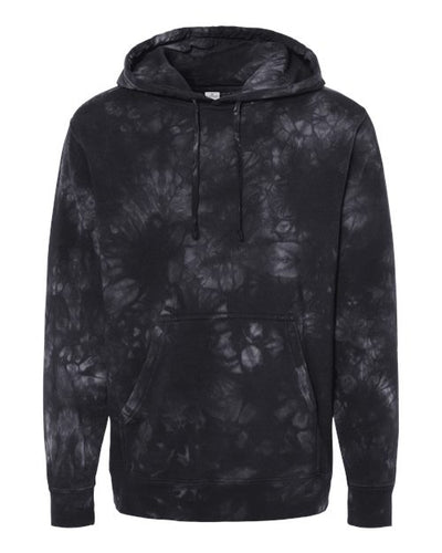 Independent Trading Co. Men's Midweight Tie-Dyed Hooded Sweatshirt