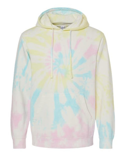 Independent Trading Co. Men's Midweight Tie-Dyed Hooded Sweatshirt