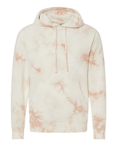 Independent Trading Co. Men's Midweight Tie-Dyed Hooded Sweatshirt