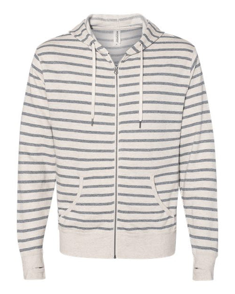 Independent Trading Co. Men's Heathered French Terry Full-Zip Hooded Sweatshirt Independent Trading Co.