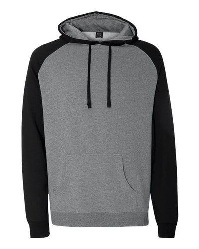 Independent Trading Co. Raglan Hooded Sweatshirt