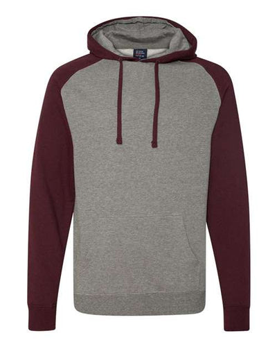Independent Trading Co. Raglan Hooded Sweatshirt