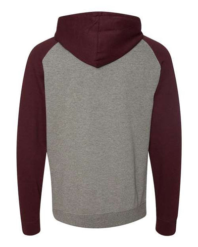 Independent Trading Co. Raglan Hooded Sweatshirt