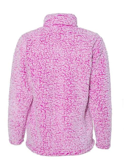J. America Women's Epic Sherpa Quarter-Zip Pullover J. America