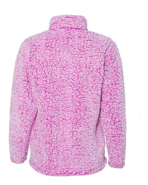J. America Women's Epic Sherpa Quarter-Zip Pullover J. America