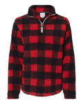 J. America Women's Epic Sherpa Quarter-Zip Pullover J. America