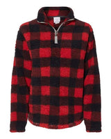 J. America Women's Epic Sherpa Quarter-Zip Pullover J. America