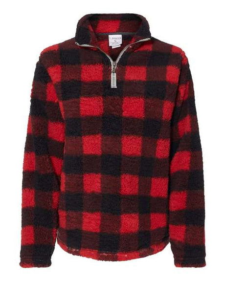 J. America Women's Epic Sherpa Quarter-Zip Pullover J. America