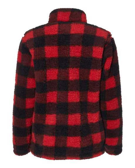 J. America Women's Epic Sherpa Quarter-Zip Pullover J. America